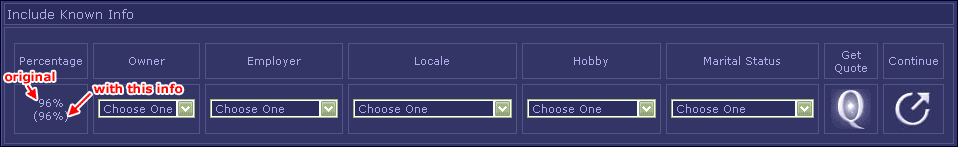 Add an info to improve your chances
