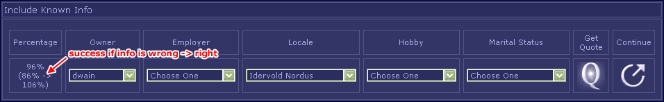 We've added some info and the percentage chance has changed