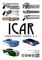 Equipment Index - player handouts representing weapons, vehicles, spacecraft etc